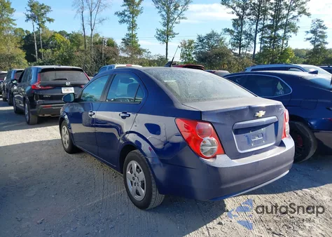 2013 Chevrolet Sonic Ls Auto из США, поврежденный, VIN 1G1JA5SH7D4157257